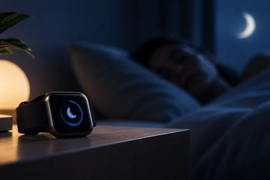 Smartwatch per il monitoraggio del sonno durante la notte